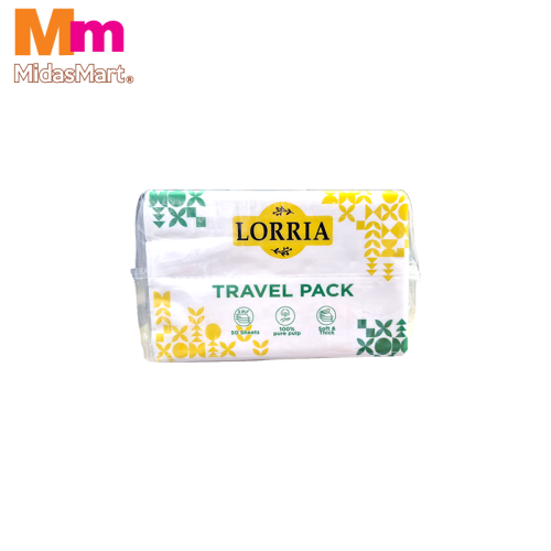 LORRIA TRAVEL PACK TISSUES (50'S)