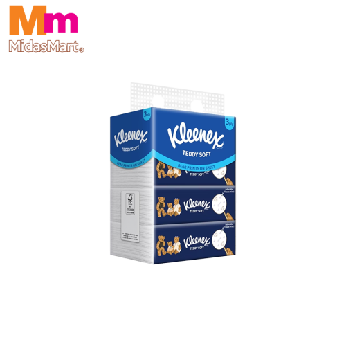 KLEENEX 3-PLY BOX TISSUE (4 X 100'S)