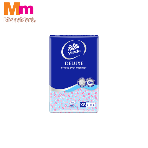 VINDA DELUXE 3-PLY XS FACIAL TISSUE (4 X 100'S)
