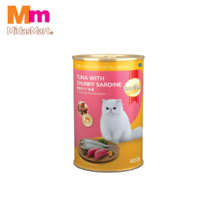 SMART HEART CAT CANNED FOOD - TUNA & CHUNKY (400G)