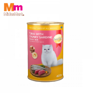 S/HEART CAT CAN FOOD TUNA&CHUNKY 1X400G
