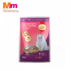 S/HEART POUCH C/FOOD SARDINE WTR/SNAPPER