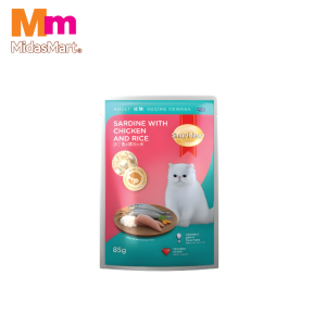 SMART HEART CAT POUCH FOOD - SARDINE WITH CHICKEN & RICE (85