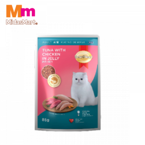 S/HEART POUCH C/FOOD TUNA&CHIC 1X85G