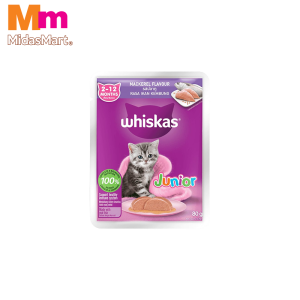 WHISKAS JUNIOR MACKEREL POUCH (80G)