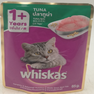 WHISKAS POUCH FR FISH TUNA 1X80G