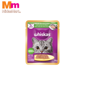 WHISKAS TUNA & WHITE FISH POUCH (80G)