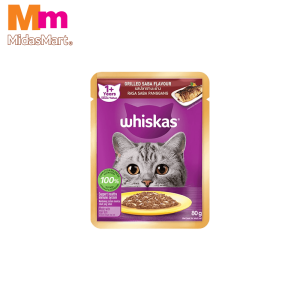 WHISKAS GRILLED SABA POUCH (80G)