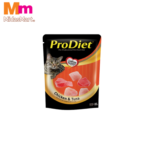PRODIET CHICKEN & TUNA POUCH (85G)