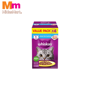 WHISKAS ADULT OCEAN FISH MULTIPACK (6 X 80G)