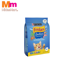 FRISKIES ADULT SEAFOOD SENSATIONS DRY FOOD (1KG)
