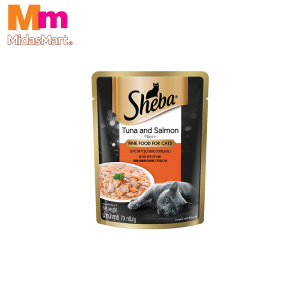 SHEBA TUNA & SALMON POUCH (70G)