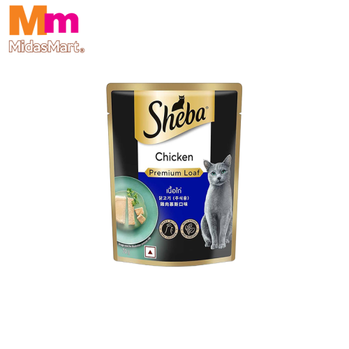 SHEBA ADULT CHICKEN POUCH (70G)