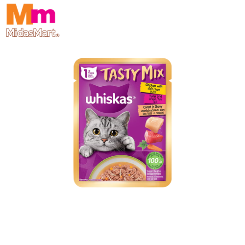 WHISKAS TASTY MIX CHICKEN & TUNA (70G)