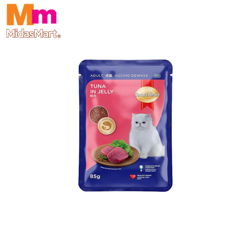 SMARTHEART ADULT TUNA IN JELLY POUCH (85G)