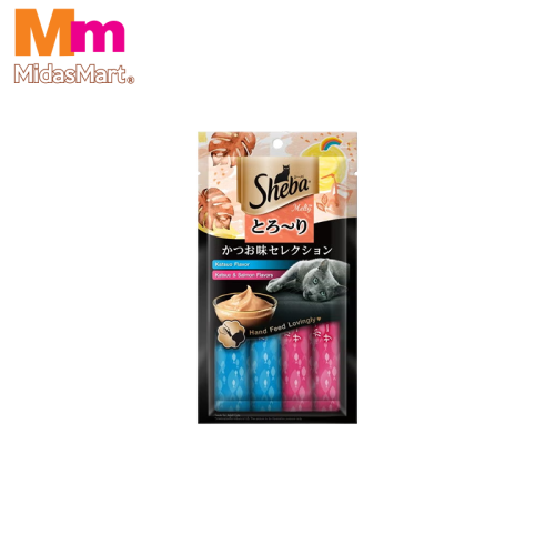 SHEBA MELTY KATSUO & SALMON TREATS (48G)