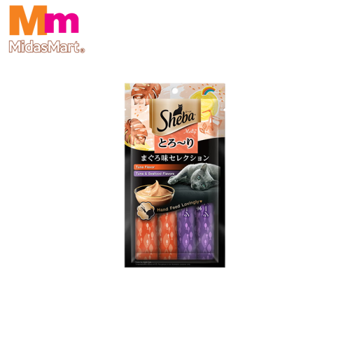 SHEBA MELTY TUNA & SEAFOOD TREATS (48G)
