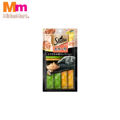SHEBA MELTY CHICKEN & WHITE FISH TREATS (48G)