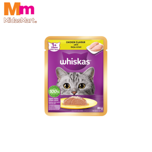 WHISKAS ADULT CHICKEN LOAF POUCH (80G)