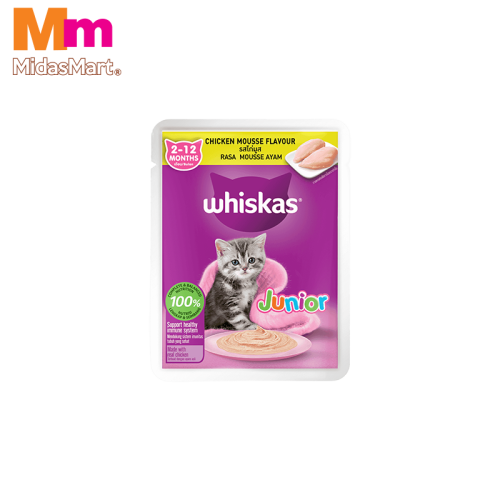 WHISKAS JUNIOR CHICKEN LOAF POUCH (80G)