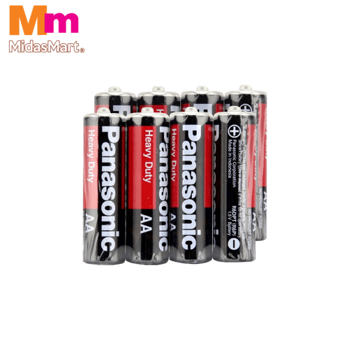 PANASONIC HEAVY DUTY AA BATTERIES - VALUE PACK (8 PACK)