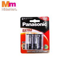 PANASONIC SUPER HEAVY DUTY C BATTERIES (2 PACK)