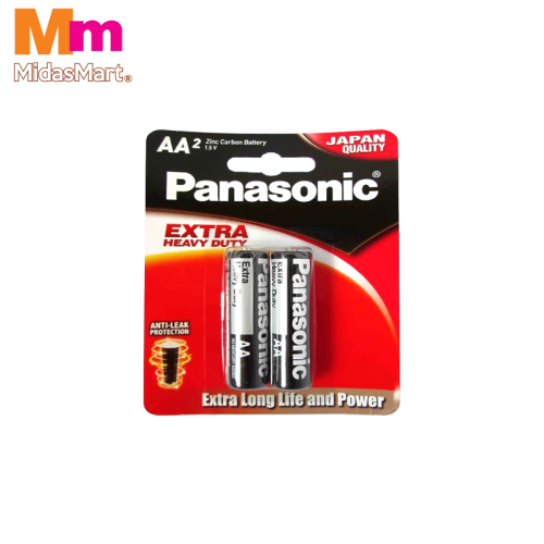 PANASONIC SUPER HEAVY DUTY AA BATTERIES (2 PACK)