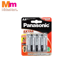 PANASONIC SUPER HEAVY DUTY AA BATTERIES VALUE PACK (6+2 FREE)