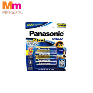PANASONIC EVOLTA ALKALINE AAA BATTERIES VALUE PACK (4+2 FREE)