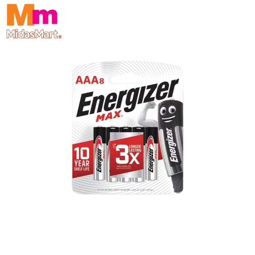 ENERGIZER MAX AAA ALKALINE BATTERIES (8-PACK)