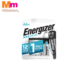 ENERGIZER MAX PLUS AA ALKALINE BATTERIES (4 PACK)