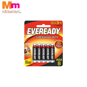 EVEREADY SUPER HEAVY DUTY AAA BATTERIES (8-PACK)