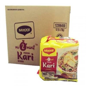 MAGGI INS MEE CURRY  12X5X79G