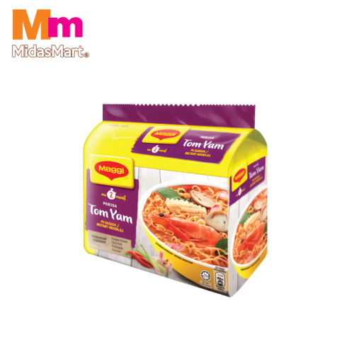 MAGGI 2-MINUTE TOM YAM FLAVOUR INSTANT NOODLES (5X80G)