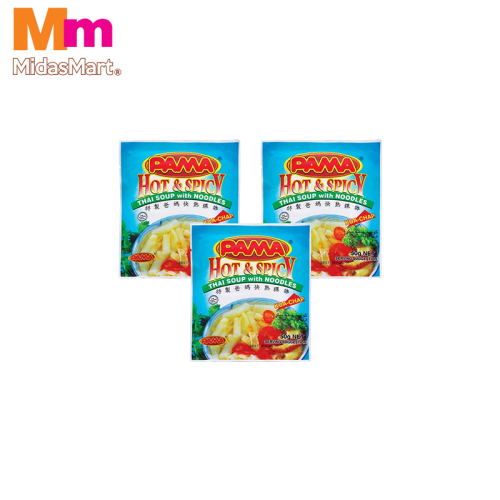 PAMA KUA CHAP INSTANT FLAT NOODLES MULTIPACK (3 X 50G)