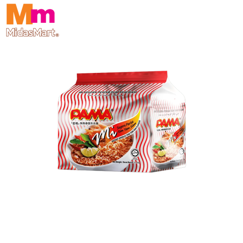 PAMA TOM YUM INSTANT RICE VERMICELLI MULTIPACK (5 X 55G)