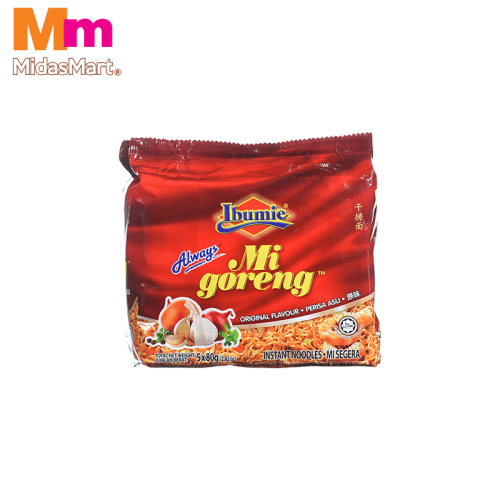 IBUMIE ALWAYS ASLI DRY NOODLES MULTIPACK (5 X 80G)