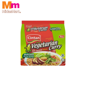 CINTAN VEGETARIAN CURRY INSTANT NOODLES MULTIPACK (5 X 72G)