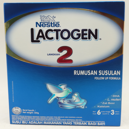 LACTOGEN 2 PREBIO' GOS-FOS DHA B/B 1X350G