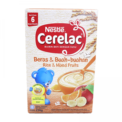 NESTLE CERELAC RICE MIXED FRUITS 1 X 250g