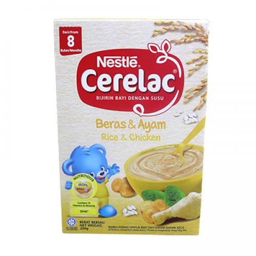 NESTLE CERELAC RICE CHICKEN 1 X 250g