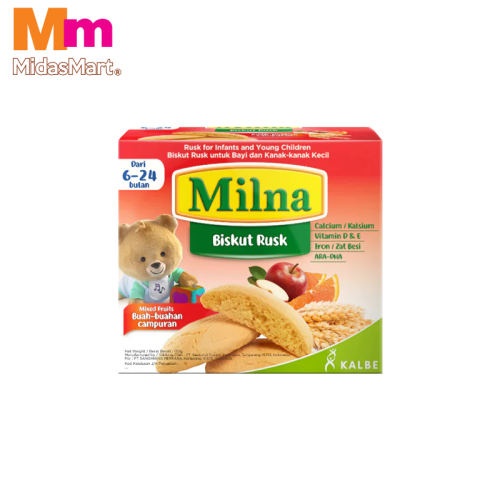 MILNA BABY RUSK - MIXED FRUITS (130G)
