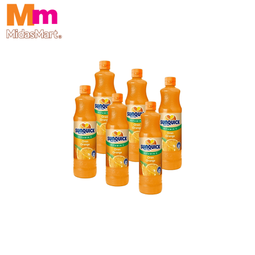 SUNQUICK JUMBO ORANGE CORDIAL PACK (6 X 700ML)