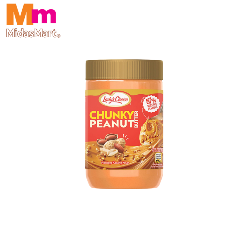 LADY'S CHOICE PEANUT BUTTER CHUNKY (500G)