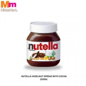 NUTELLA FERRERO HAZELNUT COCOA SPREAD 200G (T200)