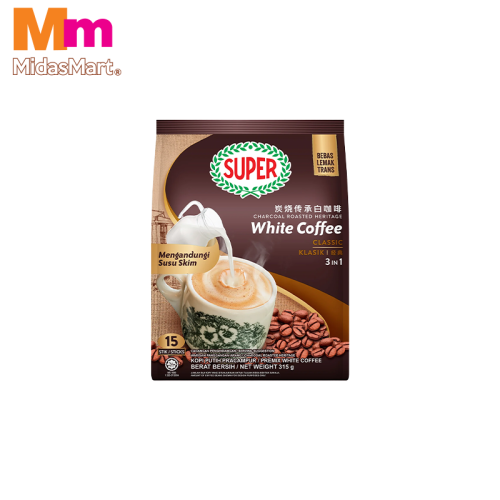 SUPER CHARCOAL ROASTED WHITE COFFEE (15S X 21G)
