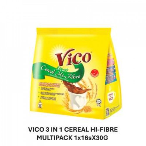 VICO 3 IN 1 CEREAL HI-FIBRE MULTIPACK (16's x 30g)