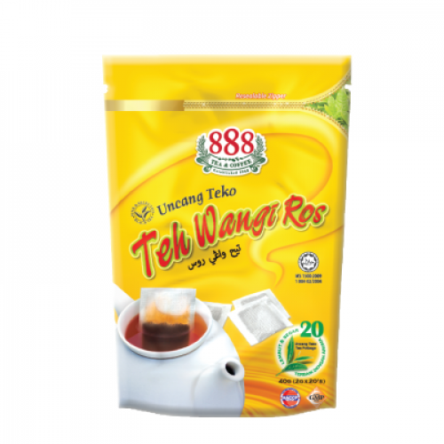 888 TEA POTBAGS WANGI ROS 1 x 20X2G