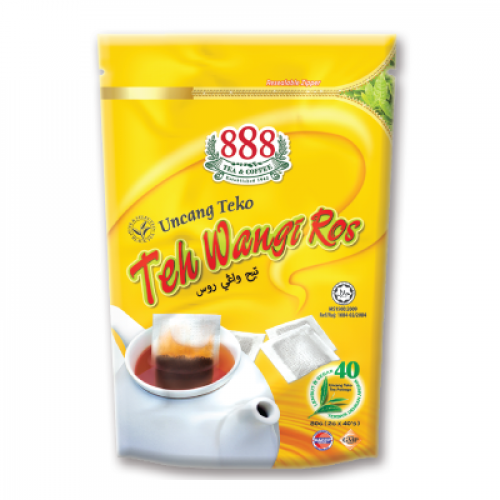 888 TEA POTBAGS WANGI ROS 1 x 40X2G