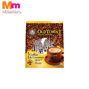 OLDTOWN 2 IN 1 WHITE COFFEE AND CREAMER (15S X 25G)